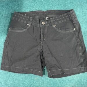 KÜHL women's Born In The Mountains black nylon shorts. Size 8